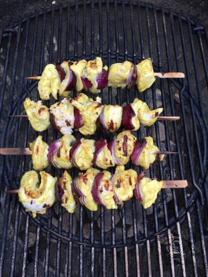 Indische Hähnchenspieße - GG-Grillen