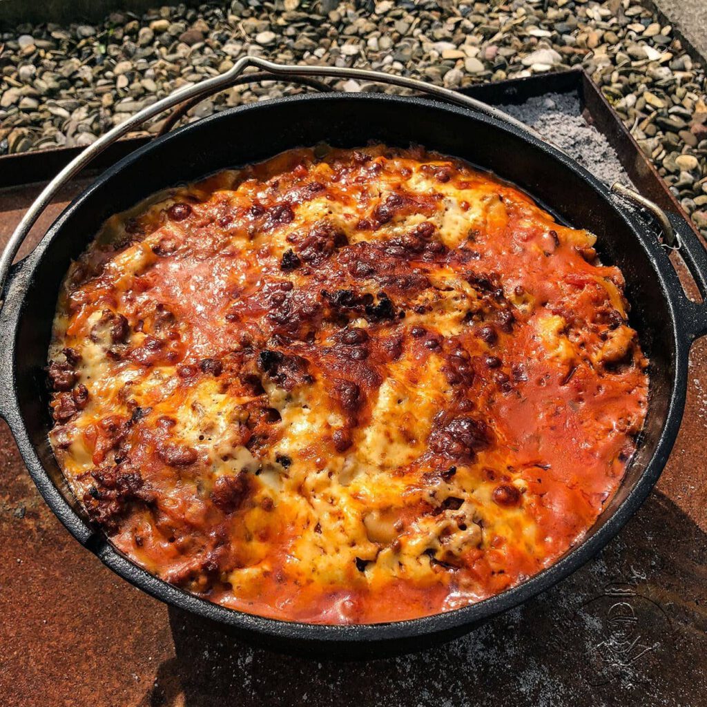 Lasagne aus dem Dutch Oven GGGrillen