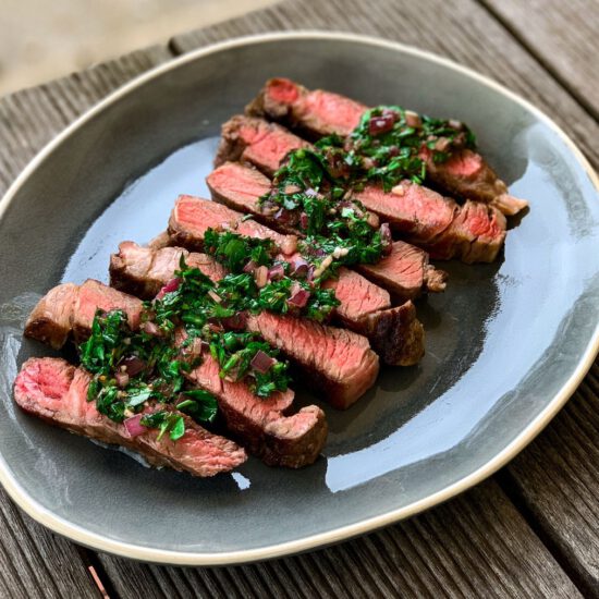 US Entrecôte mit Chimichurri