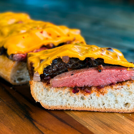 Hot & Cheesy Roastbeef Sandwich
