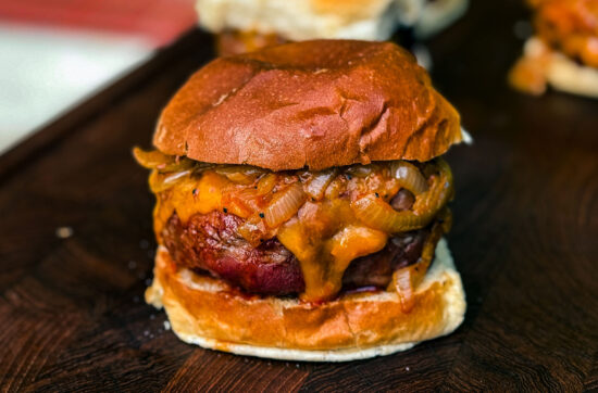 Smoked Pinwheel Burger