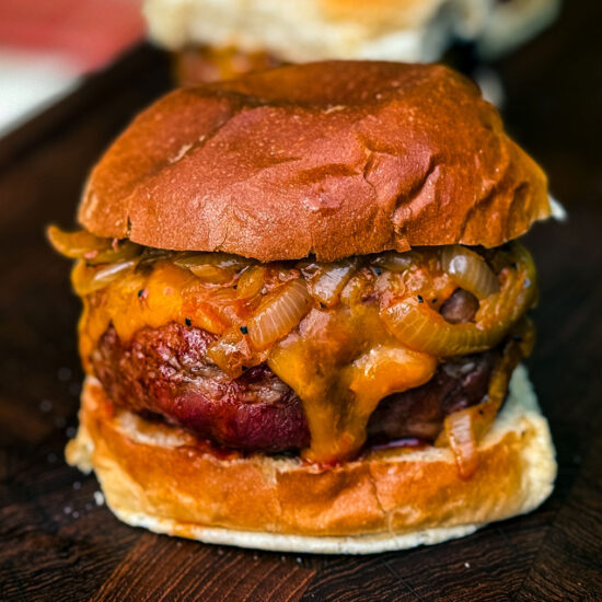 Smoked Pinwheel Burger