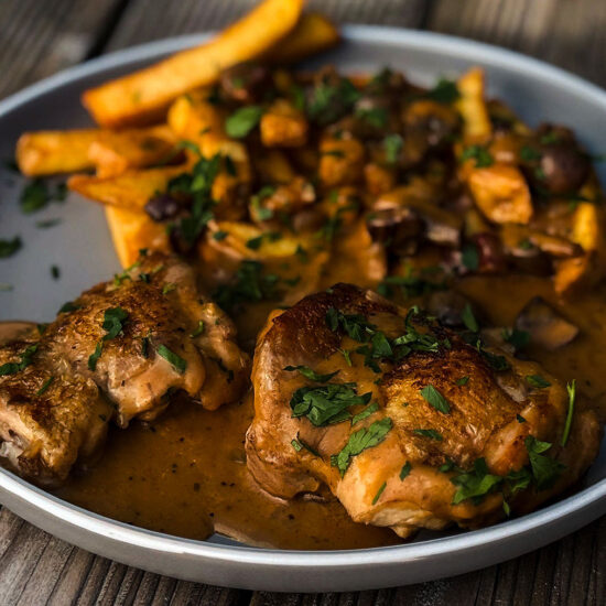 Cremiger Jägertopf