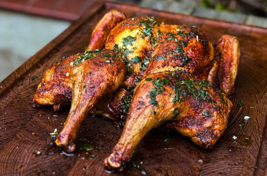 Roadkill Chicken vom Smoker