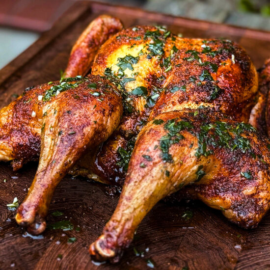 Roadkill Chicken vom Smoker
